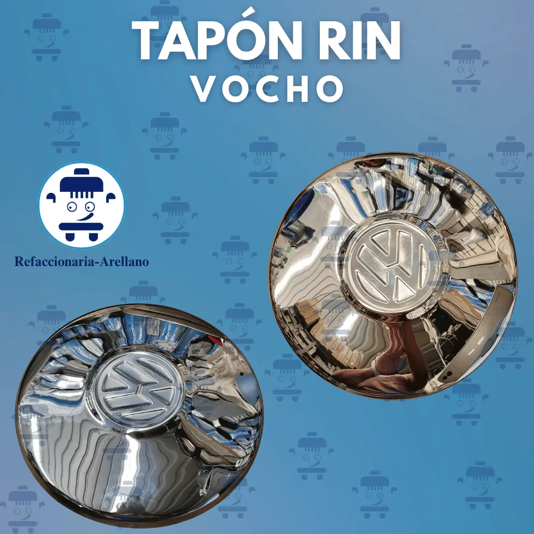 Tapón rin vocho